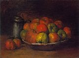 Gustave Courbet Famous Paintings - Still Life with Apples and Pomegranate